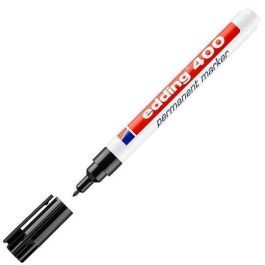 Edding Marcador Permanente 400 Negro, Tinta Resistente al Agua y Fricción, Trazo Fino de 1mm para Diversos Materiales Precio: 2.50000036. SKU: B1JDBH6FJC