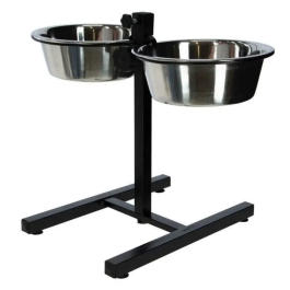 Kerbl Barra de comida con tazón para perros - 2x2800ml con cuencos de acero inoxidable y base de PVC Precio: 40.49999954. SKU: B1JGBY9WXQ