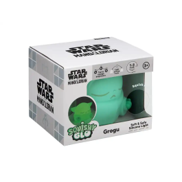 Wondee Lámpara Mandaloriano Grogu (Baby Yoda) de Silicona, Luz Nocturna Suave y Táctil