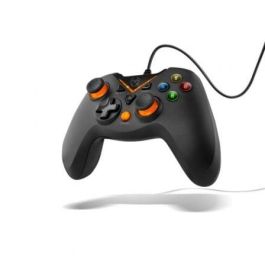 Krom NXKROMKEY Gamepad Key con cable gaming, vibración dual, botones retroiluminados, X-Input/Direct-Input, compatible PC/PS3/Android