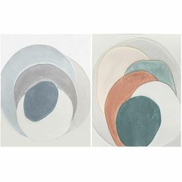 Cuadro Moderno DKD Home Decor Azul Verde 3.7 x 100 x 80 cm (2 Unidades) Precio: 77.92884. SKU: S3028224