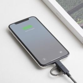 Native Union Belt Cable 3-en-1 Universal con Conectores Micro-USB, Lightning y USB-C 2 Metros para Carga Rápida