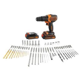 Black + Decker Taladro percusión a batería 2x18V Iones de Litio con 80 accesorios y estuche Precio: 204.49999944. SKU: B1FAY2RTPP