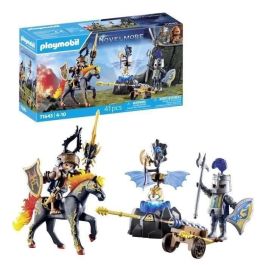 Playmobil Guardia Acorazado con Figuras, Caballo y Cañón - Aventuras de Caballeros
