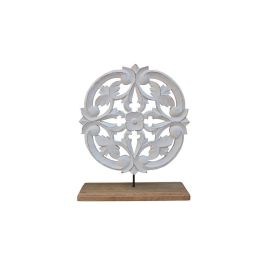 DKD Home Decor Decoración Romántica de Sobremesa de Mango y Metal Blanca 9x36x30 cm (4 Unidades) Precio: 39.33468. SKU: B1ESJJC684