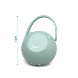 KioKids Portachupetes Sage con Gancho, Higiénico y Seguro, para 1 Chupete, Apto Lavavajillas y Esterilizador, Bebés +0 Meses