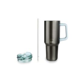 Vaso con asa Ibili 669009 Verde Acero Inoxidable 900 ml
