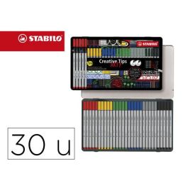 Stabilo Rotulador Creative Tips Arty Line Pastel 30 Rotuladores Estuche Metálico Puntas Diferentes Trazo 0.4 mm Precio: 35.50000003. SKU: B158GPXTVQ