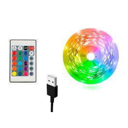 Giftdecor Tira Led Rgb Mando 5 Metros Con Control Remoto 5 cm