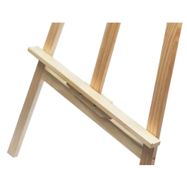 Liderpapel Caballete de Pie para Pintor en Madera de Pino Barnizado 60x150x60 cm Certificado FSC