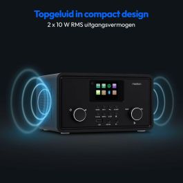 Medion MED4061275197945 Radio por Internet DAB Bluetooth 2 x 10 W RMS Negro