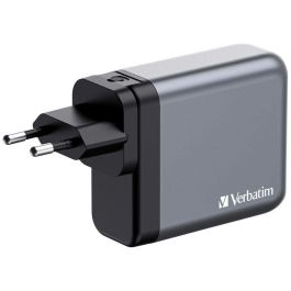 Verbatim Gnc-140 Cargador Pared Gan 140 W Usb-A 3.0 Y 3Xusb-C 3.0 Verbatim Gnc-140 Cargador Pared Gan 140 W Usb-A 3.0 Y 3Xusb-C 3.0