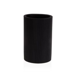 Portacepillos de Dientes Versa Negro Resina 7,5 x 11,5 x 7,5 cm Precio: 7.49999987. SKU: B1D3GQYZA4