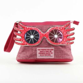 Cerdá Neceser de Viaje Harry Potter Luna Lovegood Polipiel Fucsia - Apto desde 3 Años