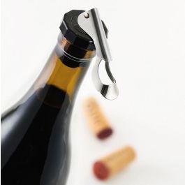 Wooow Set de 2 Tapones para Botella de Vino, Plástico Reutilizable, Accesorios para Hostelería, 10 x 3 x 15,5 cm (24 Cajas)