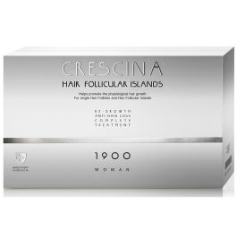 Crescina Follicular Islands 1900, Para la estimulación del crecimiento, Sérum de Tratamiento en Ampollas, Para el cuero cabelludo, Para mujeres, 10 +10 pzs Precio: 140.723. SKU: B1F573DVVP