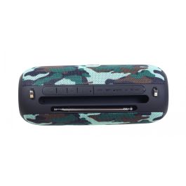 Gembird SPK-BT-17-CM Altavoz Bluetooth Portátil Camuflaje con Radio FM y Antena Integrada
