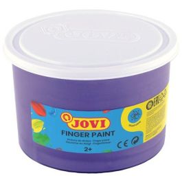 Jovi Pintura a Dedos 500 cc Violeta - Pintura opaca de secado rápido y color intenso, aplicable directamente sin agua. Precio: 5.50000055. SKU: B1E5LA6AMY