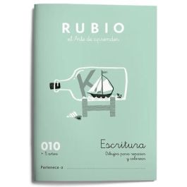Rubio 010 Cuaderno de Escritura con dibujos para repasar y colorear, 20 páginas A5 - Pack de 10 unidades (10 Unidades) Precio: 10.50000016. SKU: B153QGM6P6