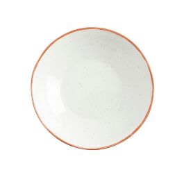 Ariane Plato Hondo Porcelana Terra 21 cm Beige - Set de 6 Unidades Reforzado Profesional Apilable Microondas Lavavajillas Horno