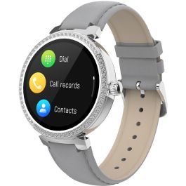 Denver Smartwatch SWC-342 Reloj Inteligente Pantalla Táctil Monitor de Frecuencia Cardíaca Plata Gris