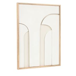 DKD Home Decor Cuadro Scandi Moderno Blanco Natural 100x75 cm (Pack 2 Unidades) DKD Home Decor Cuadro Scandi Moderno Blanco Natural 100x75 cm (Pack 2 Unidades)