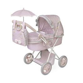 Decuevas Coche de Muñeca Plegable con Sombrilla y Bolso Sophie para Muñecas hasta 48 cm | 38x65x60 cm | Edad 3+ Años