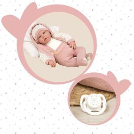 Muñeca elegance 54 cm anuk rosa (muñeco de peso) Muñeca elegance 54 cm anuk rosa (muñeco de peso)