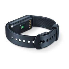 Beurer AS-99 Sensor de Actividad Física con Bluetooth y Monitor de Frecuencia Cardíaca, Notificaciones, Compatible con HealthManager