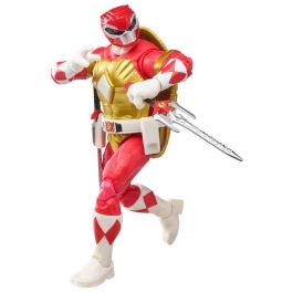 HASBRO Tortugas Ninja Power Rangers Blister figuras Raphael + Foot Soldier Tommy 15cm articulada con accesorios