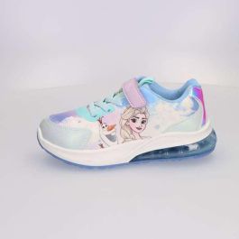 Cerdá Deportiva Suela Pvc Con Luces Frozen T032 - Talla 32 - Color Light Blue