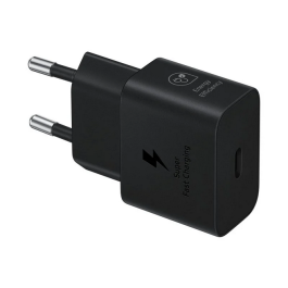 Samsung EP-2510XBEGEU Adaptador de Corriente 25W Super Fast Charging USB Tipo C 1 Puerto para Smartphone Negro