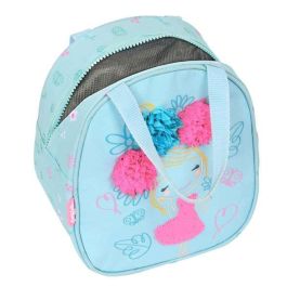 Portameriendas Térmico Glow Lab Cute doll 19 x 22 x 14 cm Azul claro Portameriendas Térmico Glow Lab Cute doll 19 x 22 x 14 cm Azul claro