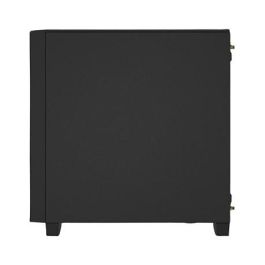 Corsair CC-9011251-WW 3000D Torre Media ATX, Panel de Vidrio Templado Negro con Iluminación RGB Multicolor, para Juegos y Montaje de PC