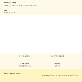Velvera Discos Desmaquillantes de 1 Solo Uso 100 Unidades
