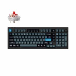 Keychron AAAQE90012 Teclado mecánico para juegos Q5 Pro con interruptor rojo ANSI y retroiluminación RGB