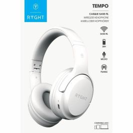 Ryght RYG3760206484796 Auriculares Inalámbricos TEMPO Blanco Perla