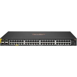HP Enterprise Aruba 6000 48G 48 Puertos PoE+ (370W) 4 SFP Switch Rack-Mountable