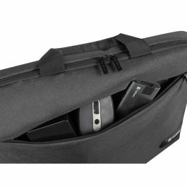 NATEC Beira Maletín para Portátil 15.6" (39.6 cm) Negro con Asa de Transporte y Bandolera