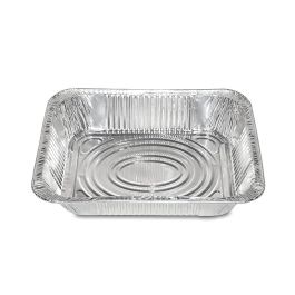 Inde Bandeja de Aluminio Rectangular 32 x 26 x 5.3 cm (24 Unidades) Inde Bandeja de Aluminio Rectangular 32 x 26 x 5.3 cm (24 Unidades)