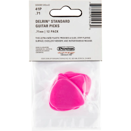 Dunlop Pack 12 Púas Delrin 500 - 0,71Mm