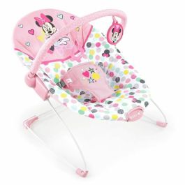 Disney Baby Bouncer Minnie Spotty Dotty con vibraciones y arco de juego