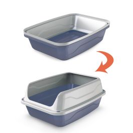 Georplast Cama Arenero Sonic Big para Gatos 56 cm - Cama y Baño Sanitario para Mascotas (12 Unidades)