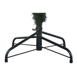 DKD Home Decor Árbol de Navidad Alpina Verde de 180 cm con 815 Ramas, Iluminación LED de Luz Cálida y Diseño Desmontable