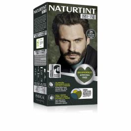 Naturtint #3N Castaño oscuro tinte sin amoniaco para hombres y barba, cobertura canas, 1 unidad