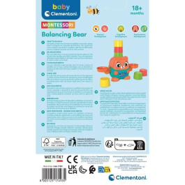 Clementoni CLE17493 Oso de Equilibrio Montessori