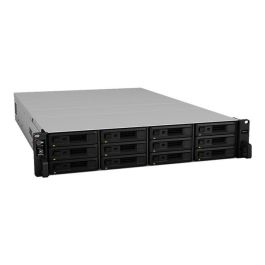 Synology RS3618XS Servidor NAS Rack 2U con Intel Xeon D-1521, 8GB RAM ampliable a 64GB y 12 Bahías Hot-Swap