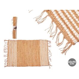 Giftdecor Alfombra de Yute y Algodón Rayas Blancas y Negras 60 x 90 cm (12 Unidades) Precio: 81.58999992. SKU: B19YZTWR53