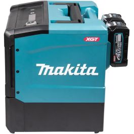 Makita MW001GZ Microondas a Batería 40V Akku 8L 500W para Encimera Negro/Verde con Pantalla LED