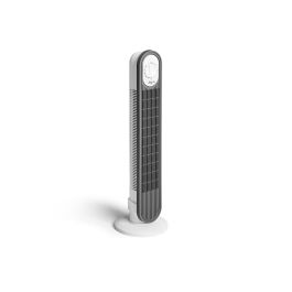 Argon Ventilador Torre Giratoria 45W Blanco Gris 22x78x22cm 3 Velocidades Oscilación 90°